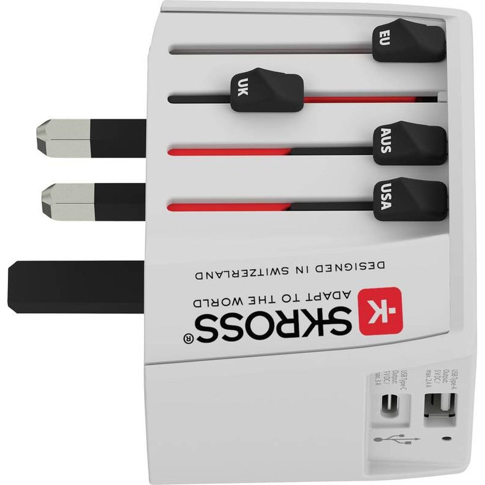 SKROSS® World Travel Adapter – 65W USB-C PD