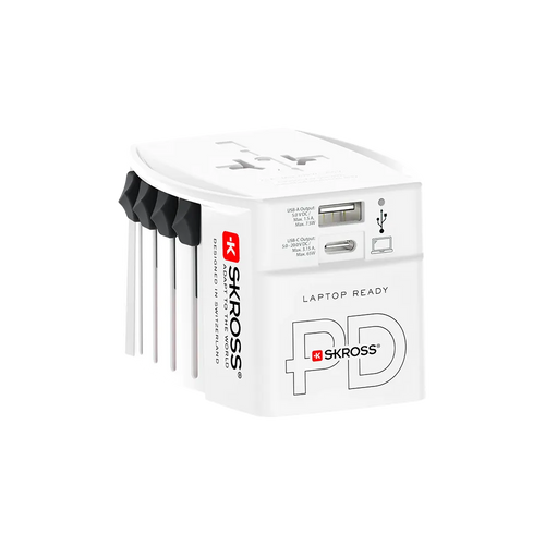 SKROSS® World Travel Adapter – 65W USB-C PD